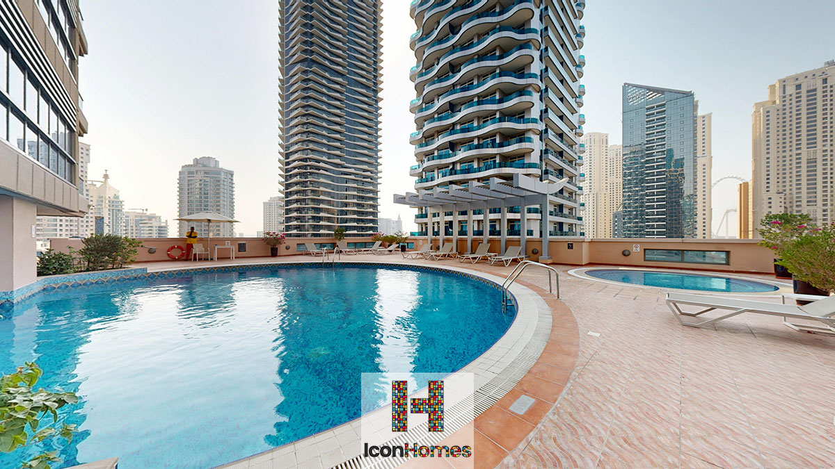1-Bedroom Apartment for Rent in Zumurud Tower Dubai Marina | AED 105,000 Yearly