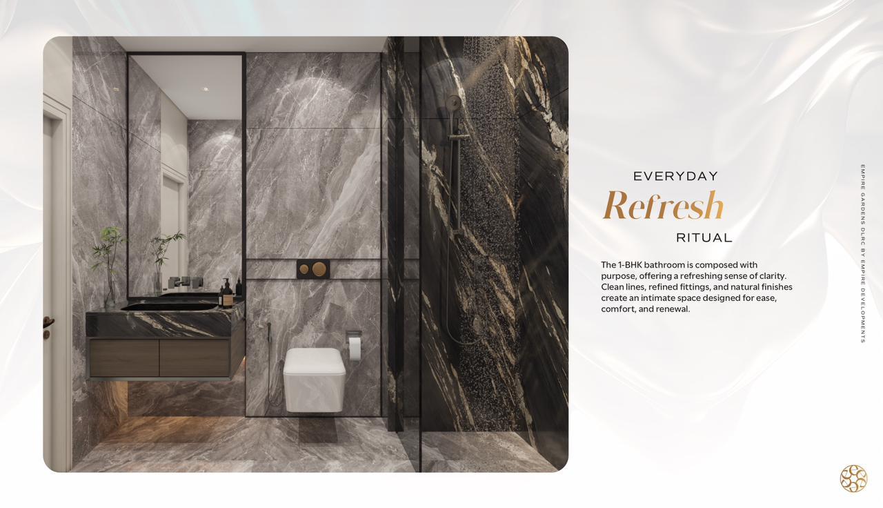 Empire Gardens DLRC – Spacious Apartments with Private Pools & 1% Monthly Plan