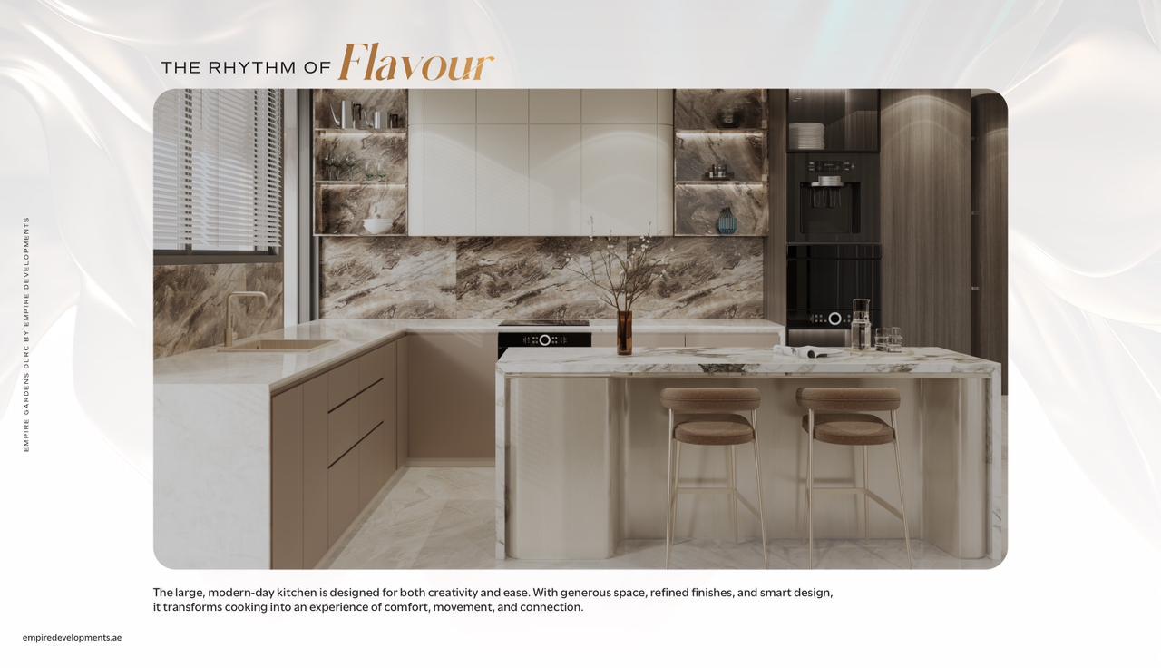 Empire Gardens DLRC – Spacious Apartments with Private Pools & 1% Monthly Plan