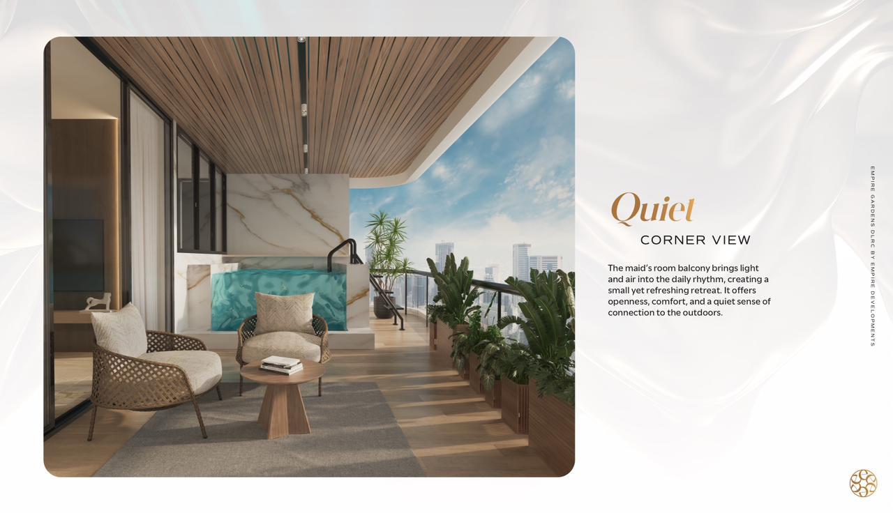 Empire Gardens DLRC – Spacious Apartments with Private Pools & 1% Monthly Plan